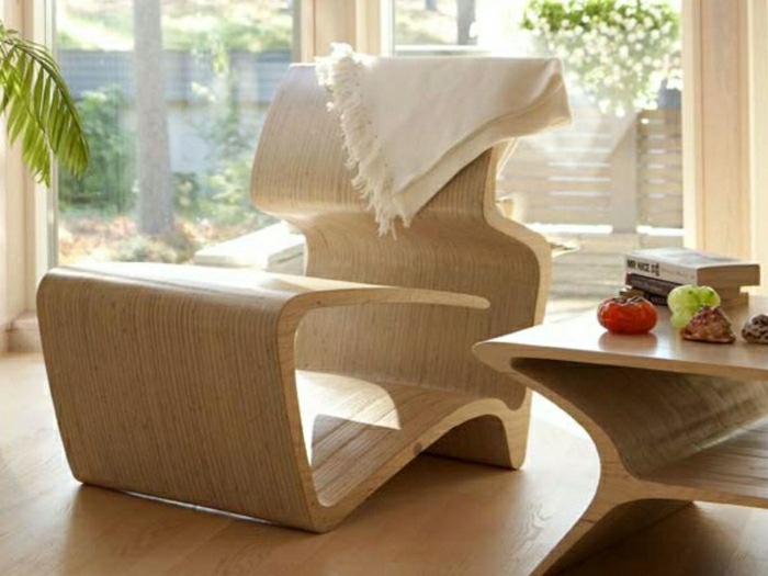 fauteuils de jardin en kerto moderne beau petite table de jardin en bois  design collection havuu idee