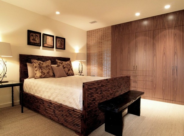 lit en bambou durable et rustique