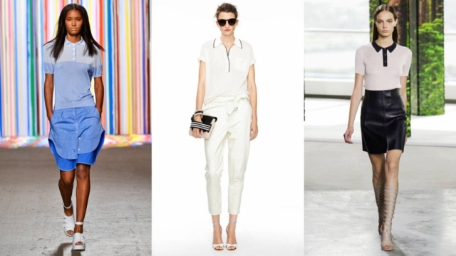 printemps 2015 mode le polo j crew hugo boss pantalon blanc design jupe en cuir