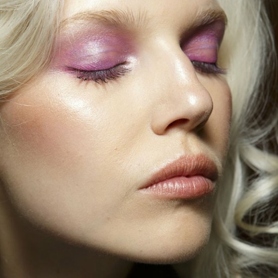 tendance maquillage 2015 ombres paupières nuances violettes
