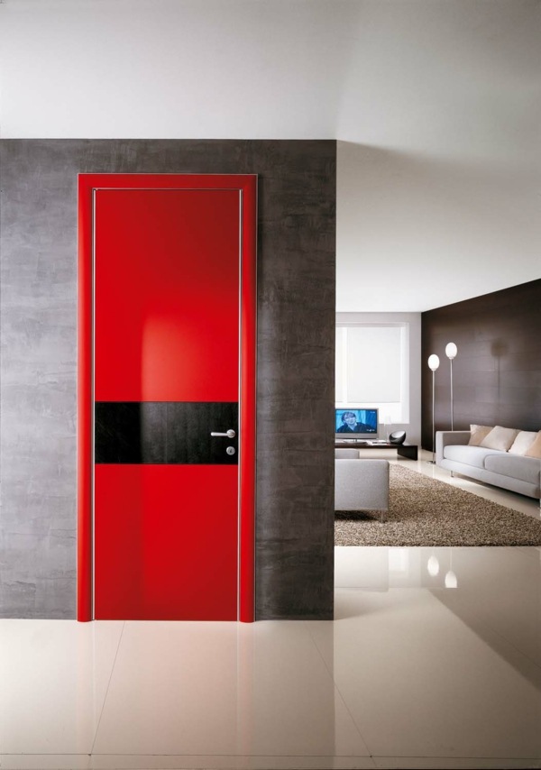 portes intérieures Clever rouge Astor