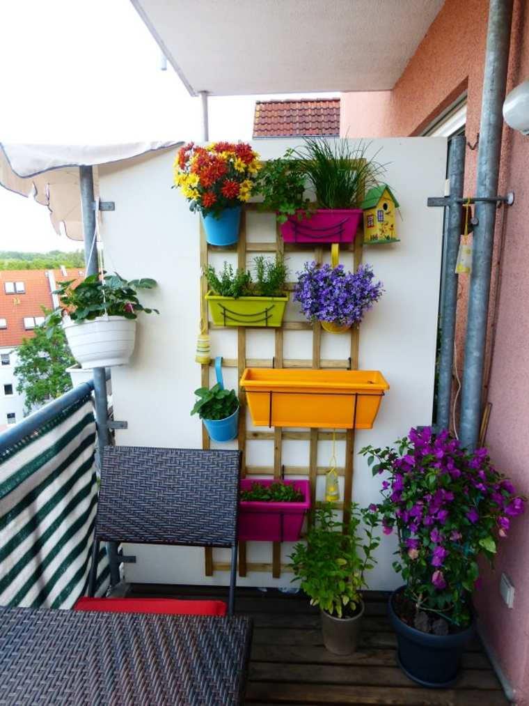 jardin balcon aménager idée jardin vertical