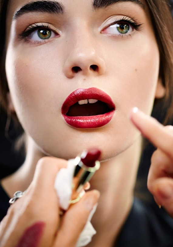 tendance maquillage 2015 rouge levres rouge moderne