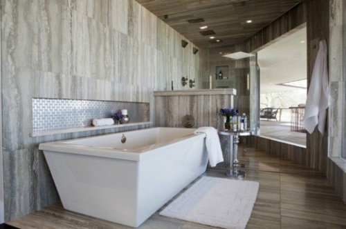 salle de bain design contemporain baignoire