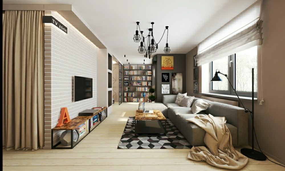 décoration appartement design salon canapé designer Sergey Procopchuk studio design