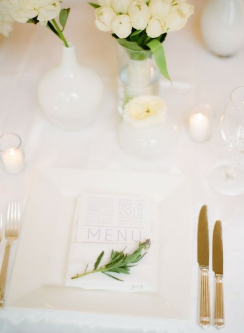table mariage deco simple