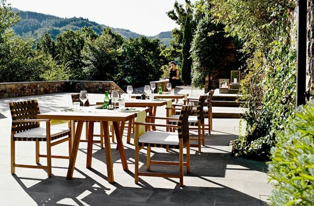 tables manger chaises jardin design