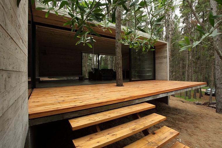 terrasse en bois style japonais idée