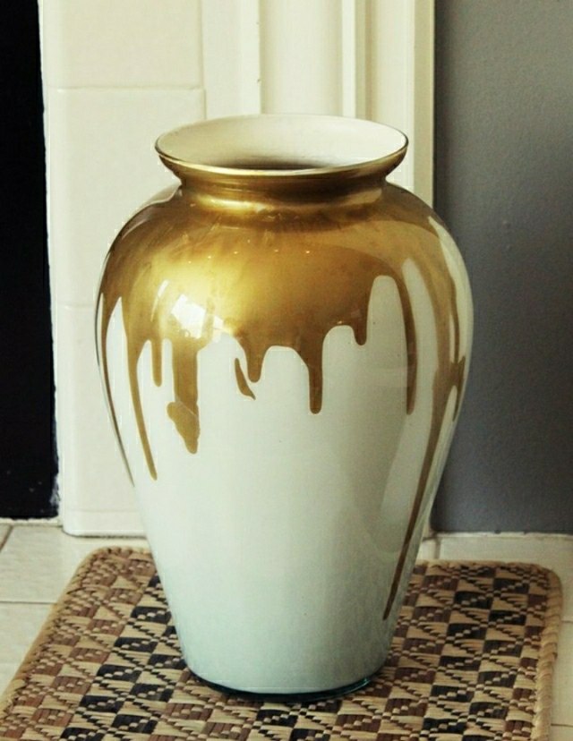 vase design verre laiteux effet coulissant bricolage chez soi