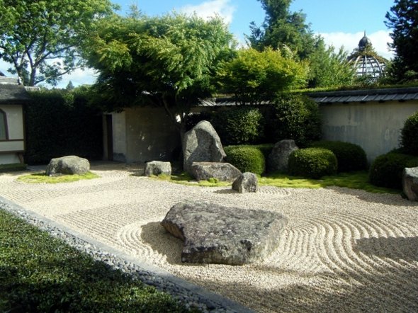 amenagement interessant jardin exterieur japonais