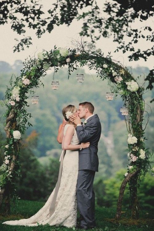 belle arche mariage decoration florale