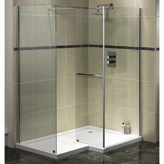 cabine de douche intégrale idée originale moderne douche à l'italienne confort petite et grande salle de bain
