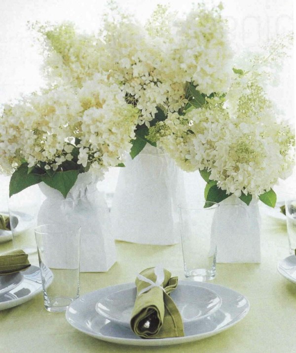 deco fleurs table mariage