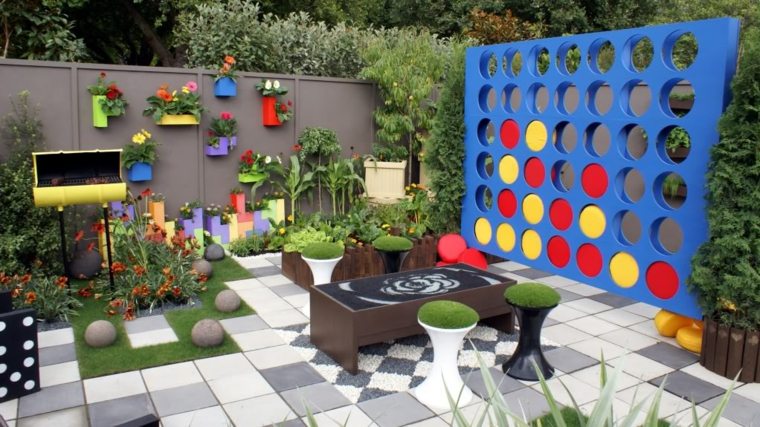 idée espace jardin enfant