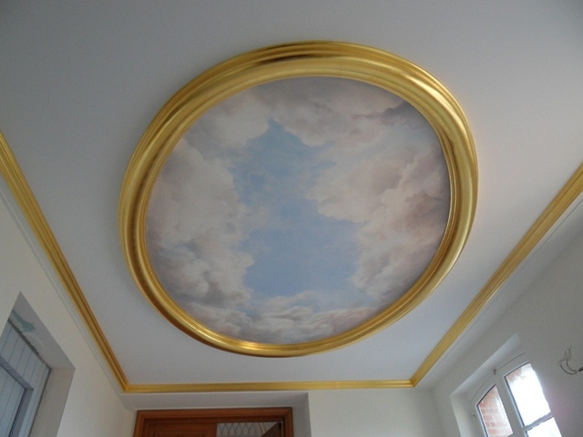 zoon faux plafond nuage original suspendue forme ovale