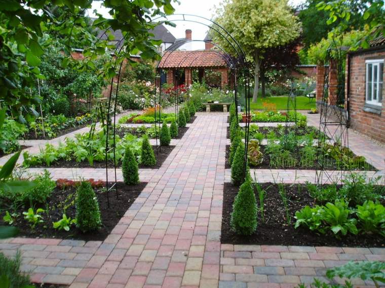 allée jardin anglais idée pierre déco originale idée aménagement jardin moderne