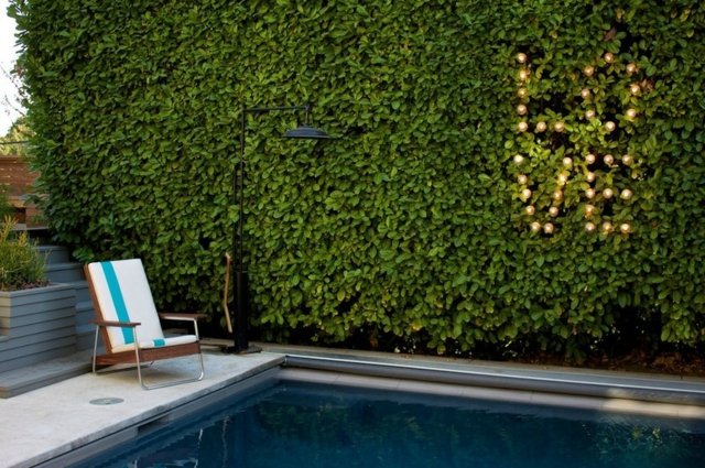 clôture de jardin naturel love idée clôture intimité piscine de jardin fauteuil de jardin