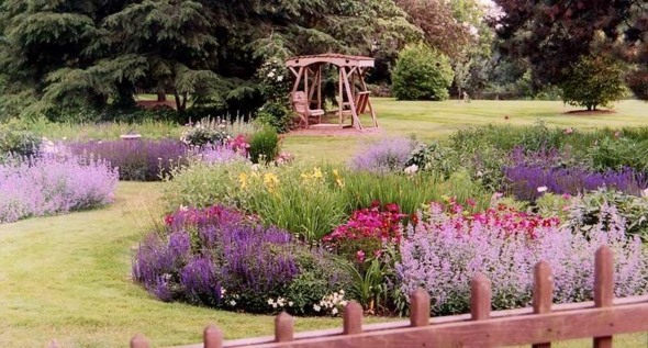 idées aménagement jardin style anglais