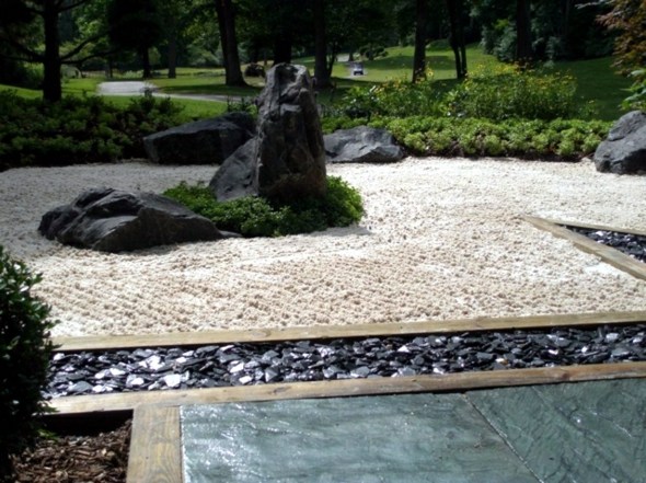 jardin rocaille design zen