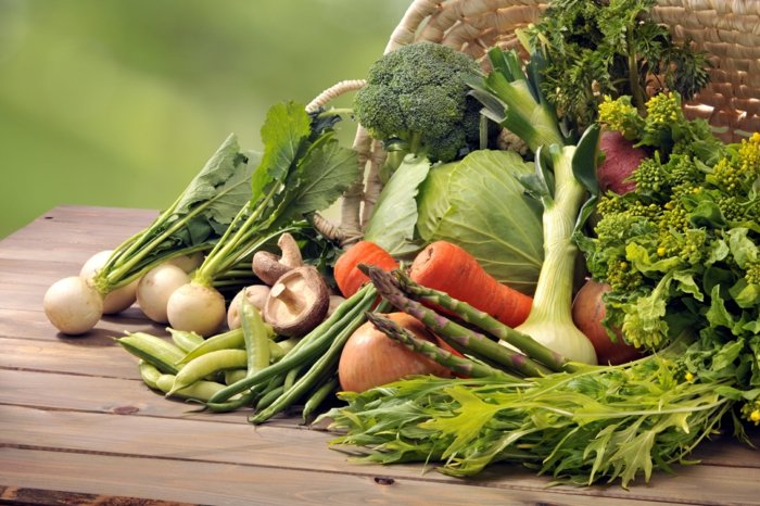 légumes bio variés