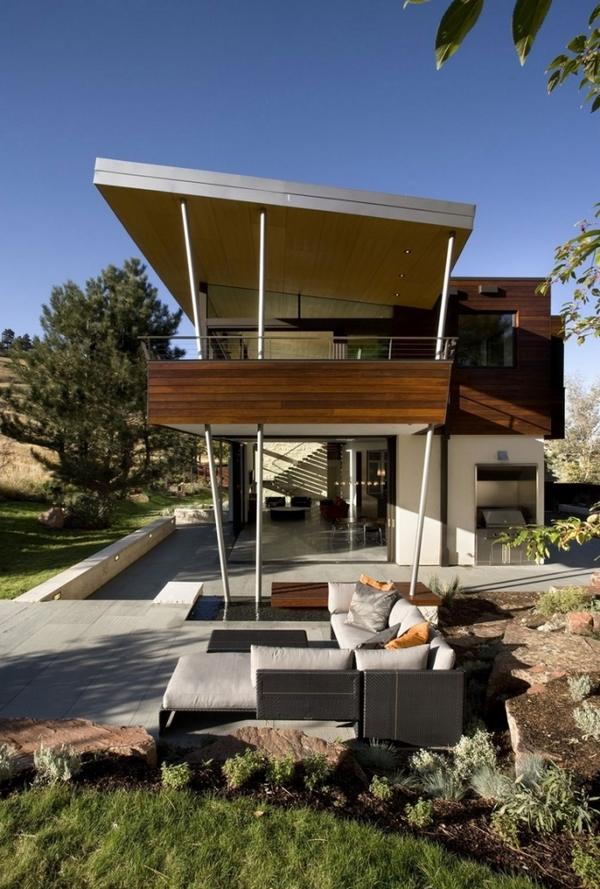 maison design terrasse moderne