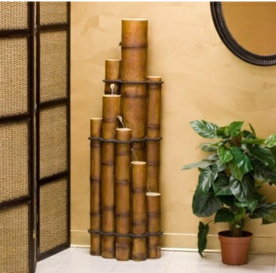 objet deco design bambou