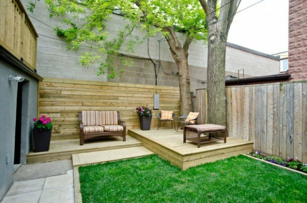 petite terrasse bois moderne