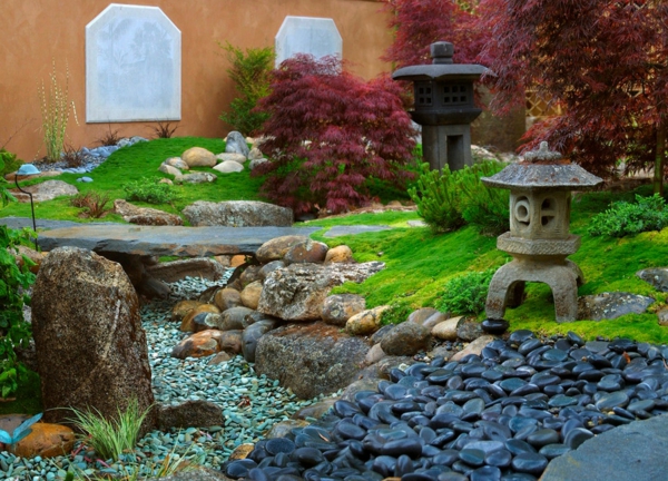 pierre decorative jardin japonais