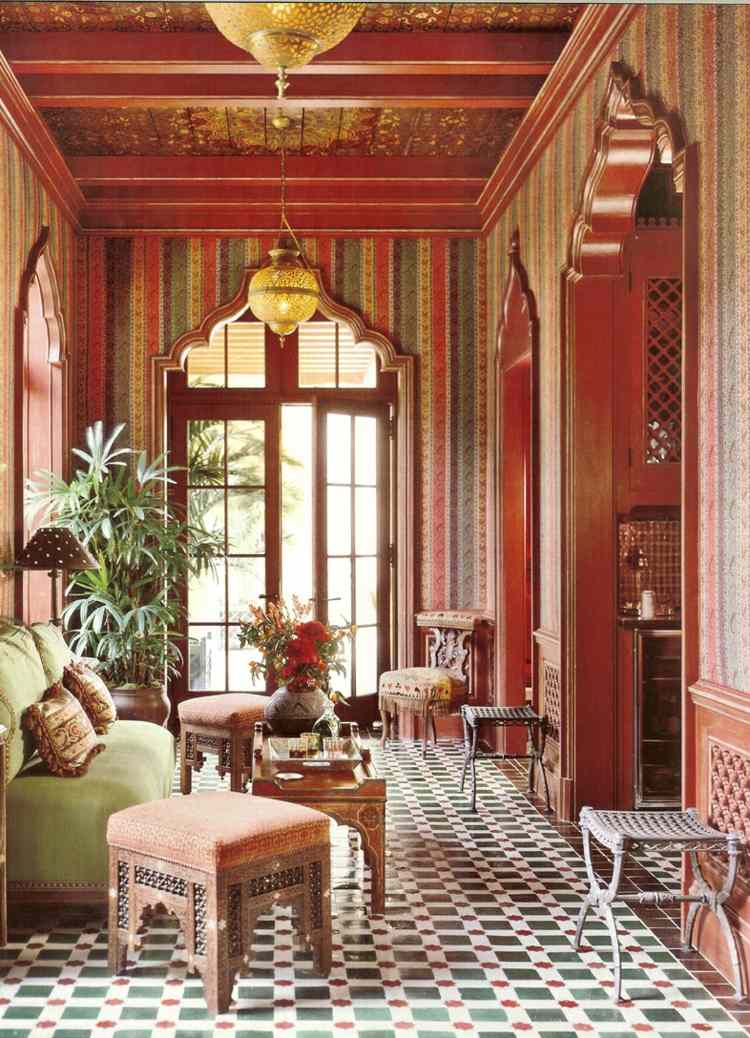 salon deco style marocain