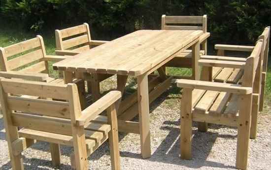 table manger chaises exterieur bois