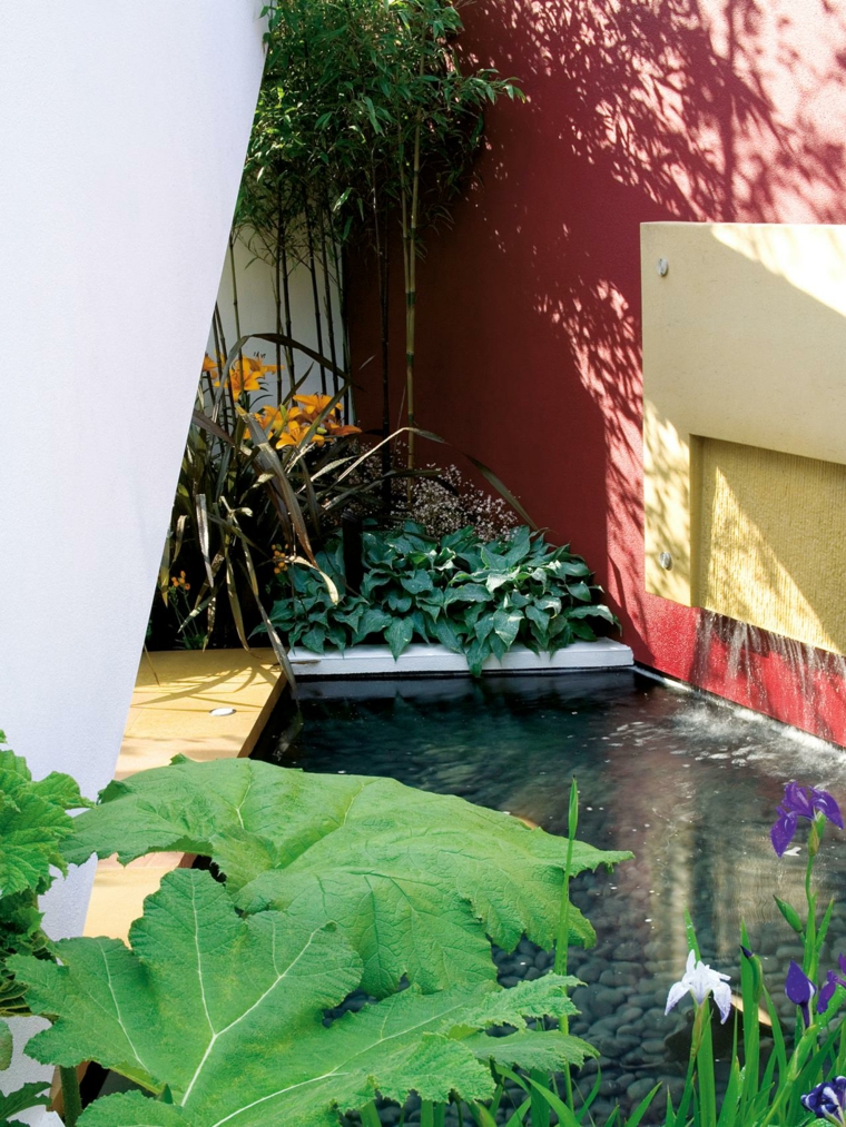 bassins de jardin style contemporain