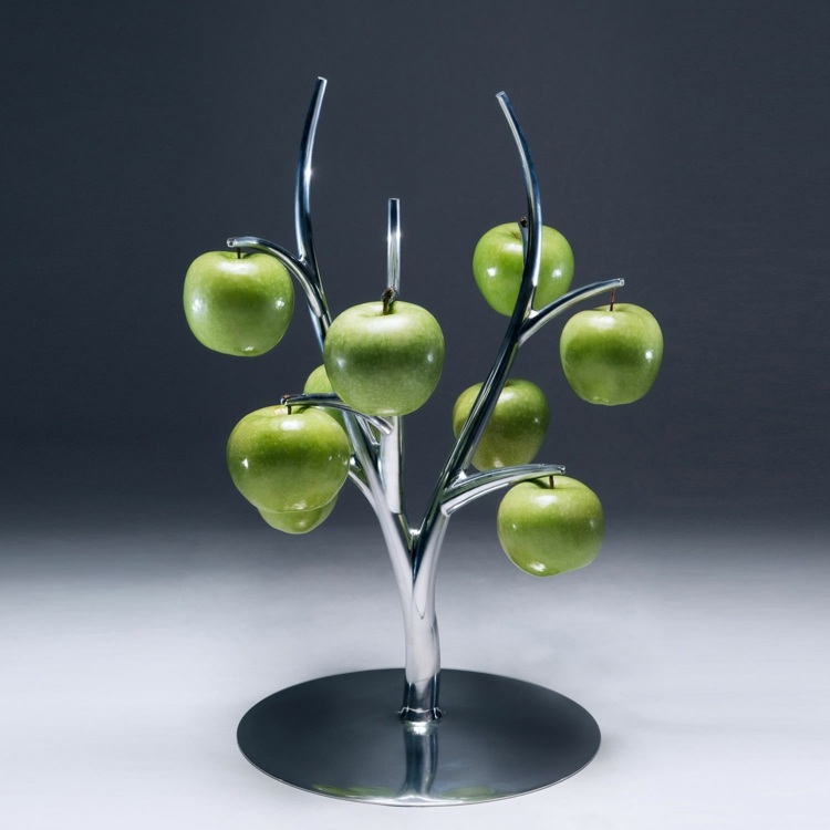 decor nature moderne rangement arbre pommes