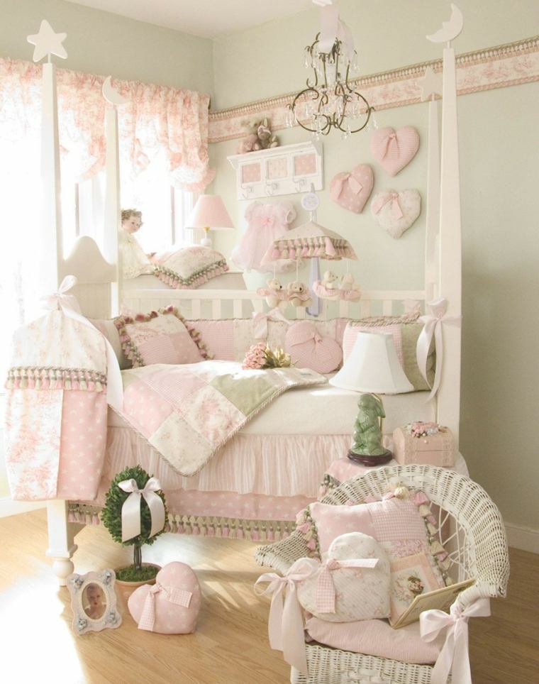 décoration chambre bébé fille rose