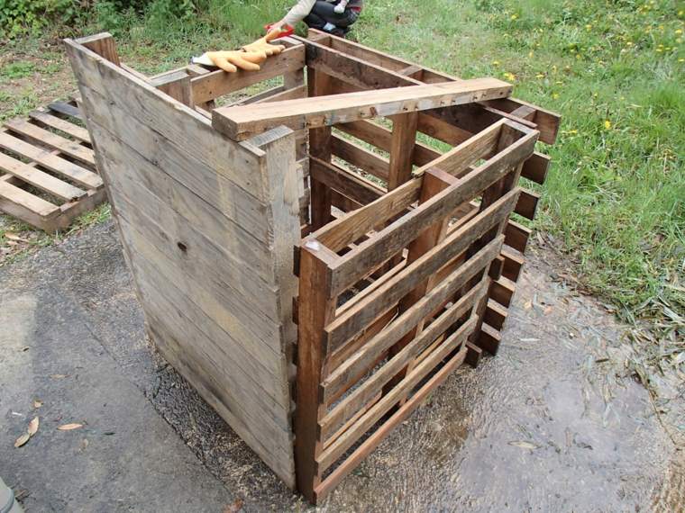 fabriquer un composteur bois palette bricolage fabriquer un composteur 