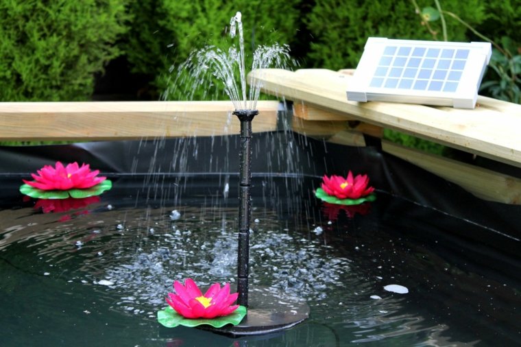 fontaine jardin bassin de jardin solaire 