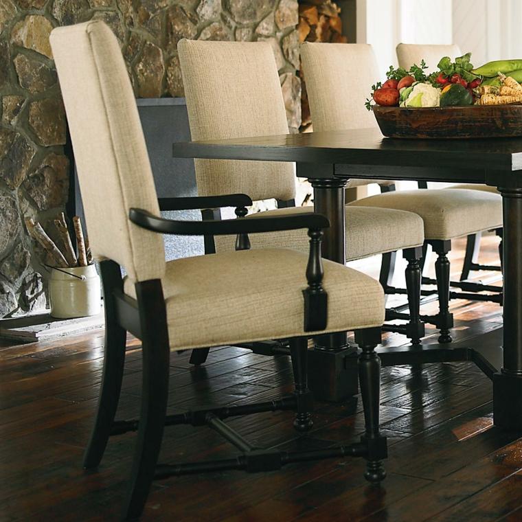 chaise salle à manger design pas cher table en bois