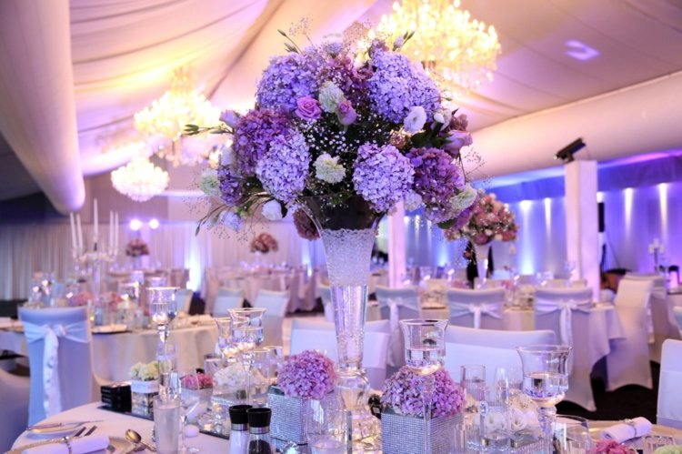 idee mariage centre table floral