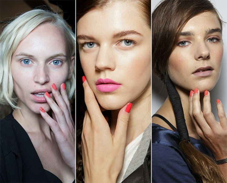 idee ongles ete 2015 rouge