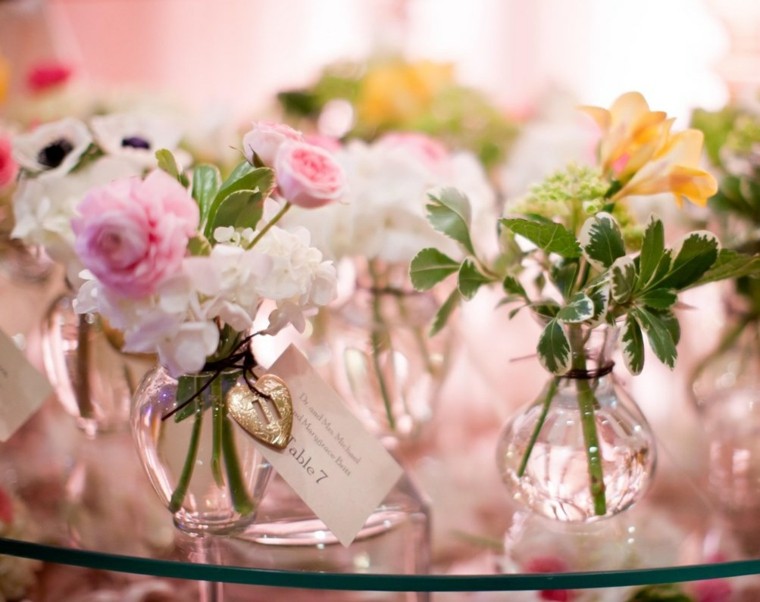 mini vases à fleurs