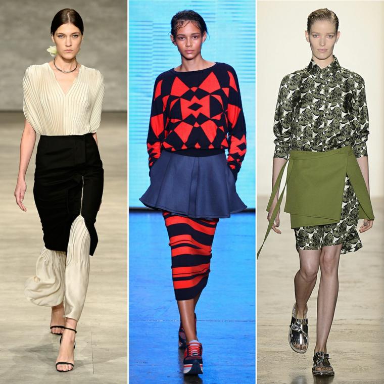 tendance mode printemps 2015 tablier accessoire mode jupe semaine de la mode paris new york londres milan