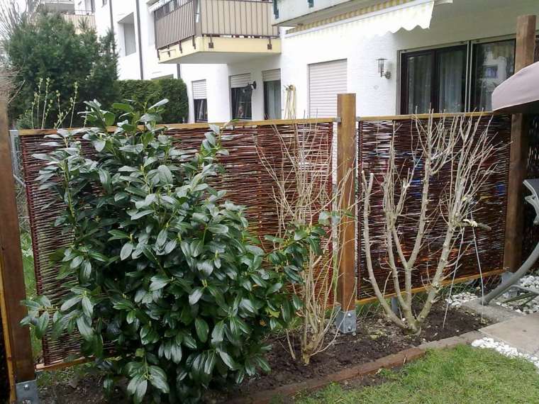 palissade en bois jardin panneau clôture 