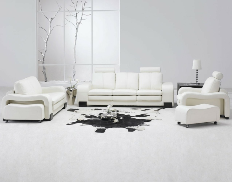 salon design minimaliste moderne idee