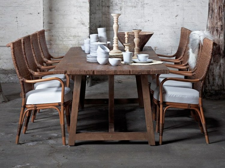 table a manger rustique Sika Design