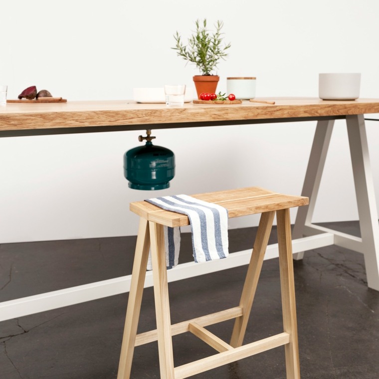 table en bois cuisine plaque de cuisson design-moritz-putzier