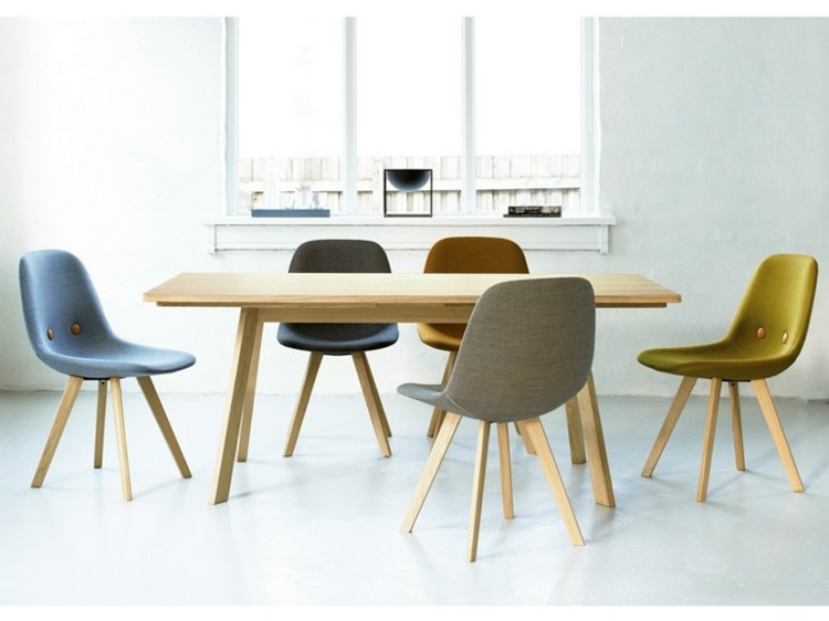 table de salle à manger en bois contemporaine Erik Jørgensen