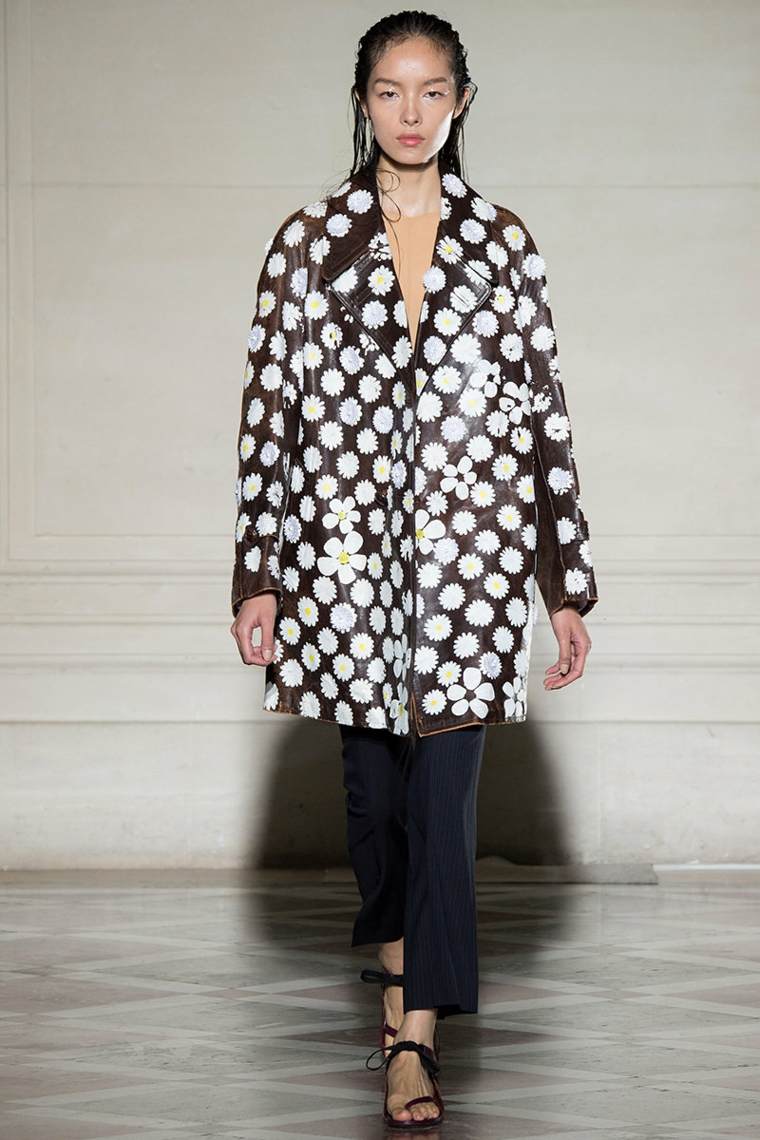 tendance mode 2015 Veste à motif floral Maison Martin Margiela