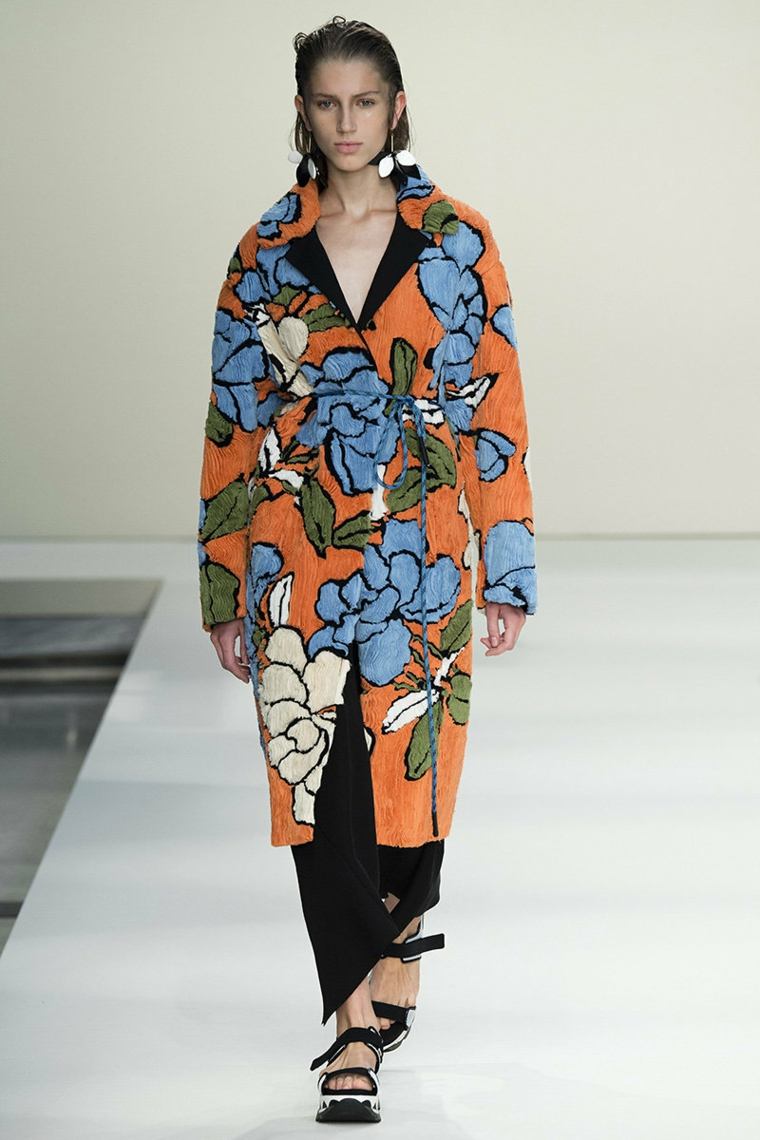 veste tendance 2015 Marci motif floral semaine de la mode 
