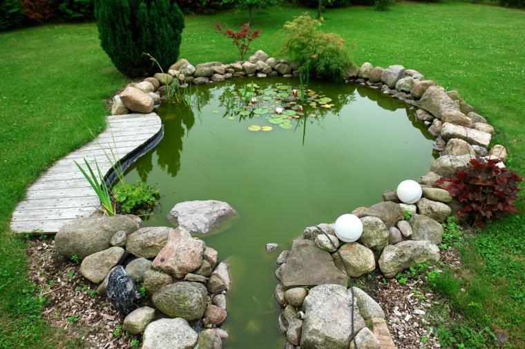 zoom bassin beau jardin