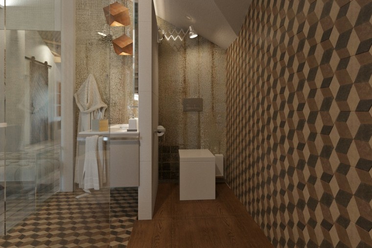 salle de bain aménagement petit studio design moderne kutuzov