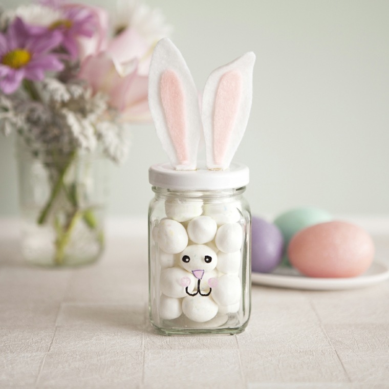 décoration de fête brico de Pâques lapins